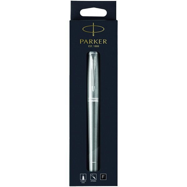 Ручка роллер Parker URBAN 17 Metro Metallic CT RB в подарочной упаковке LONDON 30 322bL
