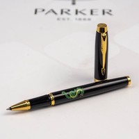 Ручка-роллер Parker IM 17 ZODIAC Black GT RB Зеленый Деревянный Дракон 22022_Z3314u