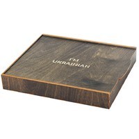 Подарочный набор: Коробка + Шариковая ручка Parker JOTTER 17 CT 15 632 + Блокнот Axent Partner I'm Ukrainian синий 8201-02-A-UKR